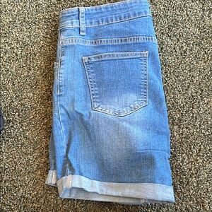 Women's Blue Denim Shorts